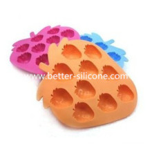 Molde de bolo de silicone em forma de fruta profissional